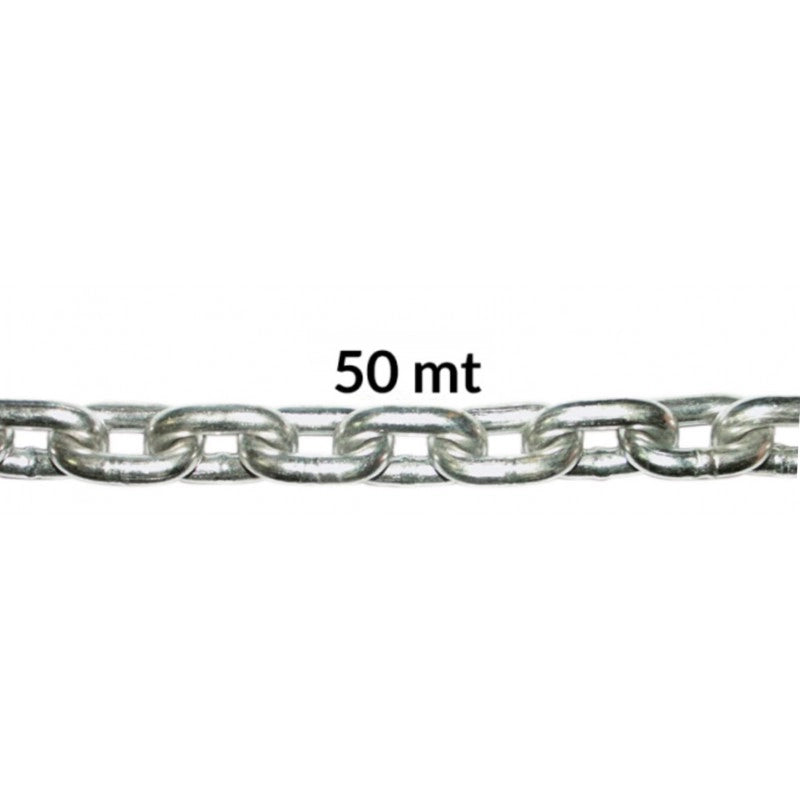 CATENA INOX CALIBRATA Ø MM.6 MT 50 STAINLESS STEEL 316 CALIBRATED CHAIN Ø MM 6