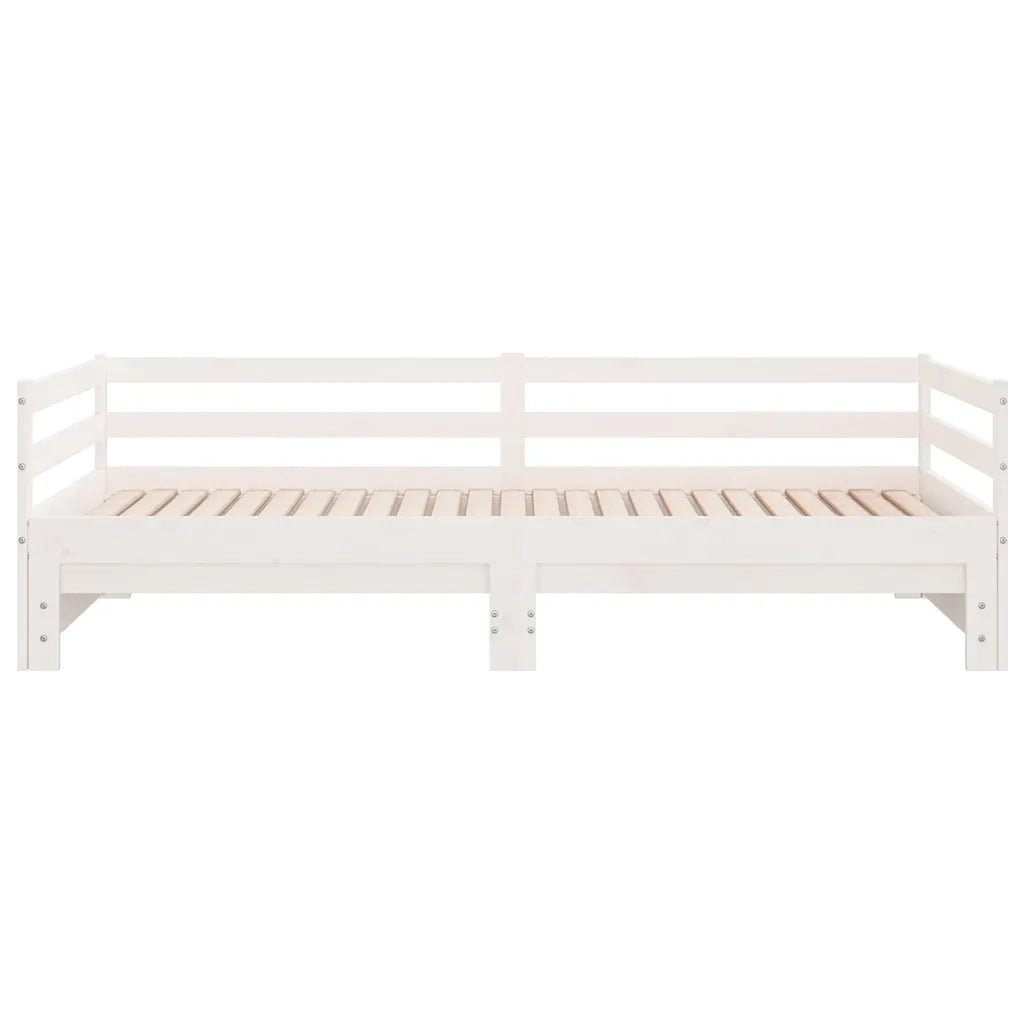 Dormeuse Estraibile Bianca in Massello di Pino 90x200 cm 806951