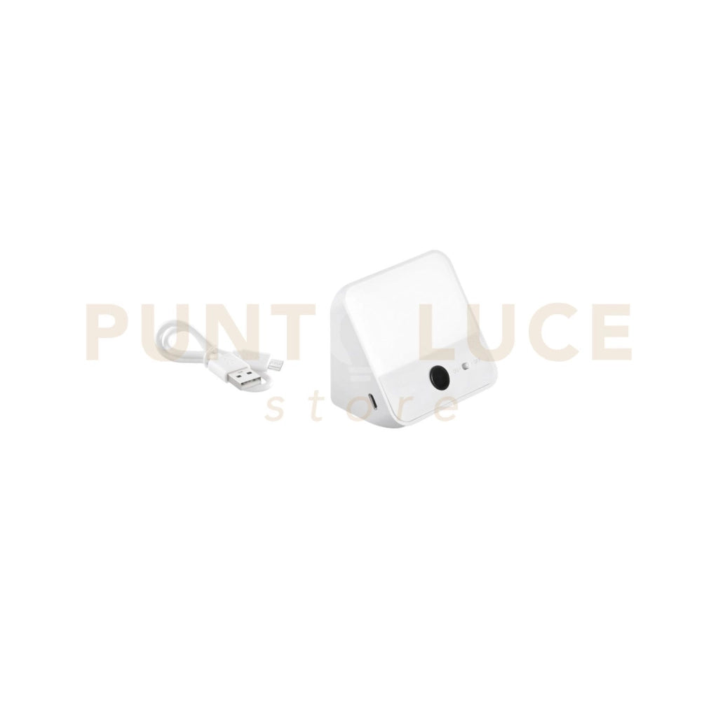 LAMPADA LED AURIKA RICARICABILE BIANCO LED 1,25W 100LM 3000K DIMMERABILE CON SENSORE 7,6X3,9X7,33CM