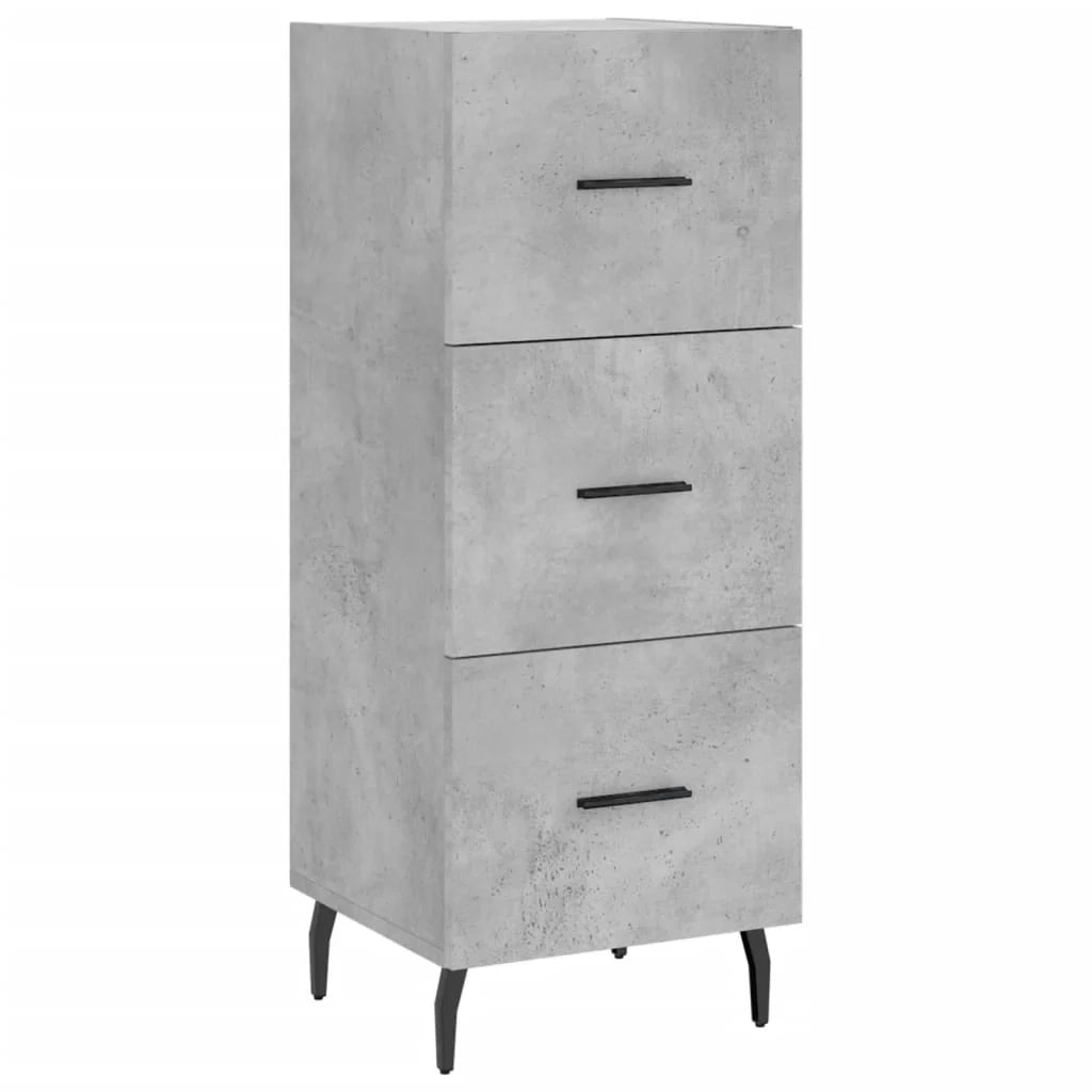 Buffet credenza cassettiera armadio mobile contenitore organizer per cucina soggiorno salotto 34,5 x 34 x 90 cm legno ingegnerizzato grigio 02_0031882