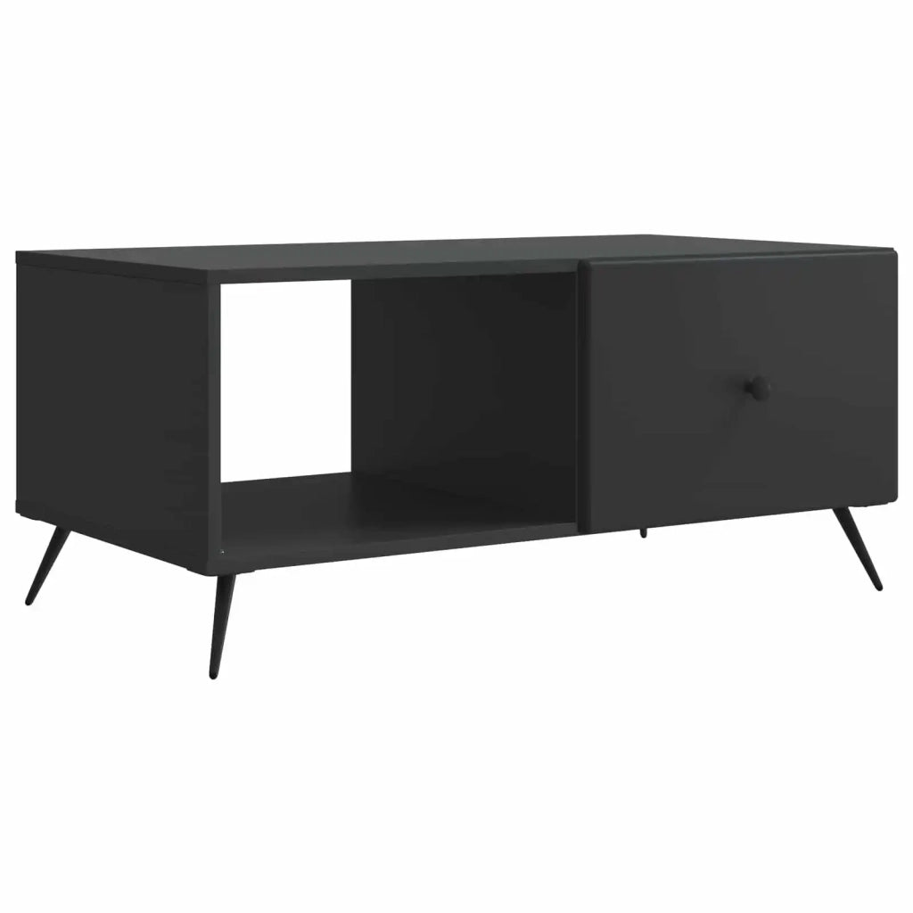 Tavolino da salotto Nero 90 x 50 x 40 cm Legno ingegnerizzato 895646