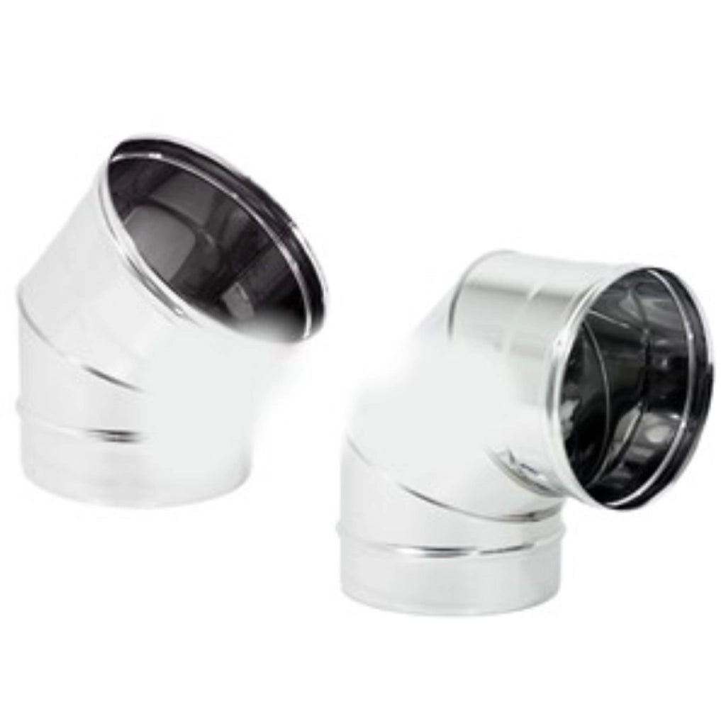Curva Inox 45° Diametro 100 304L - Zinco Calabria