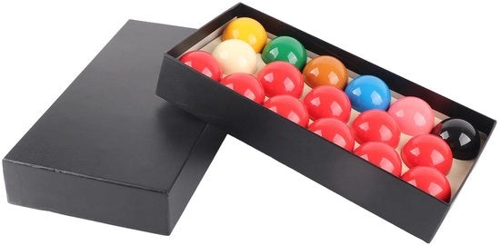 Set di Biliardini da 17 pezzi - Materiale Composito - 5,3 cm - Precisione di Rondità - Stabilità e Bilanciamento - Idoneo per Competizioni - Biliardini