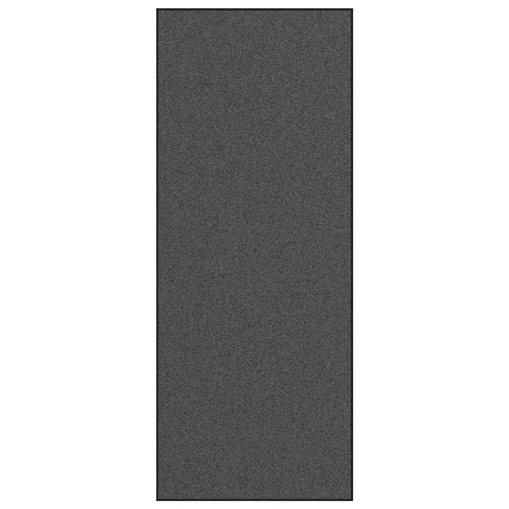 Zerbino d'ingresso moderno rettangolare per interni/esterni 120 x 300 cm resistente antiscivolo in poliammide nero 02_0057927