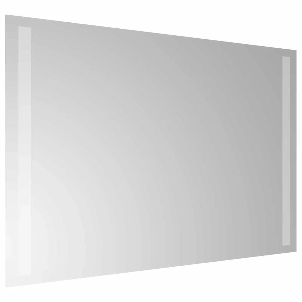 Specchio da bagno LED Trasparente 60 x 40 cm vetro temperato 42045794