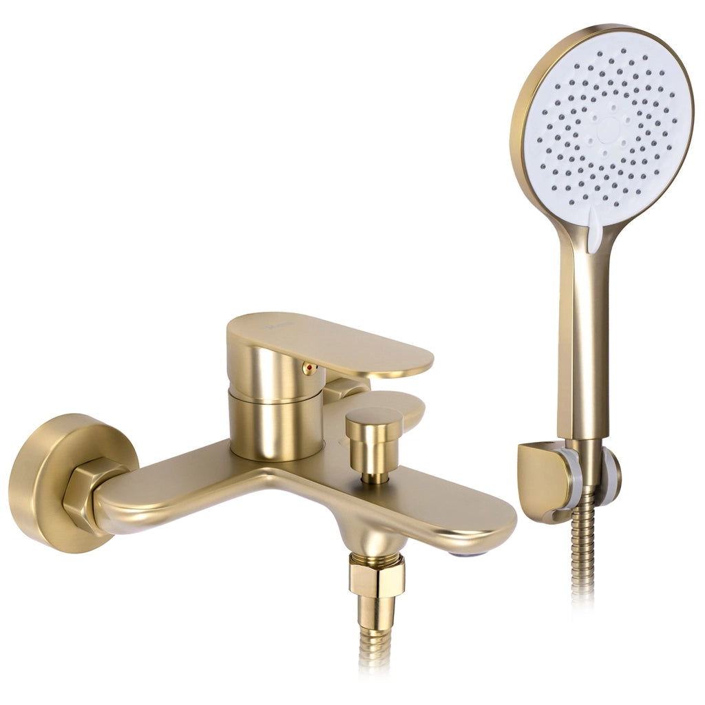Rubinetto Da Vasca Rea Drop Brush Gold