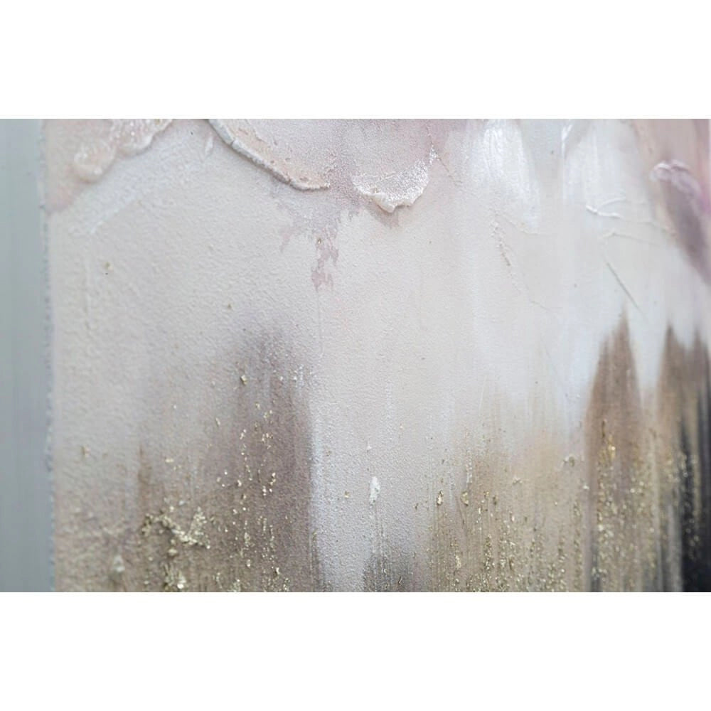 Dipinto su tela pink mountain cm 80X2,7X60 - PINK MOUNTAIN