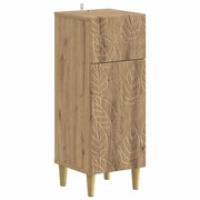 Mobiletto da Bagno DELFT Rovere Artigianale 30 x 31 x 80 cm 897054