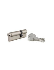 Cilindro europeo Transit 1 30 x 65 mm, nichelato, funzione emergenza, 5 chiavi – THIRARD