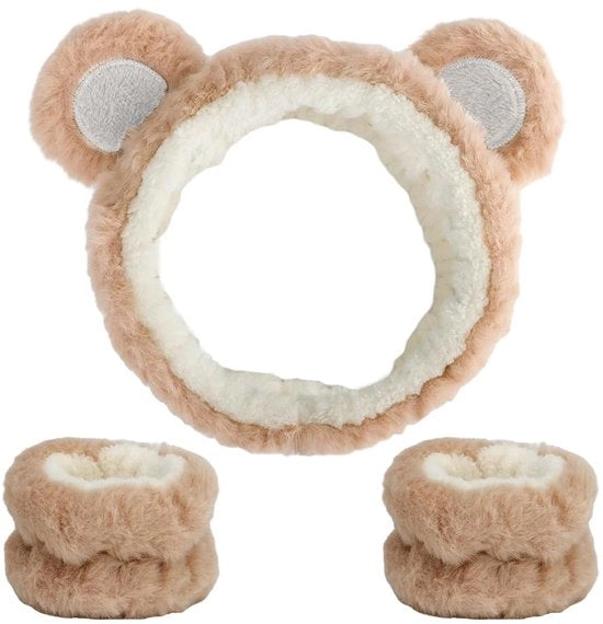 Trasformatore per capelli - 3 pezzi - Dischiglia a conchiglia - Ideale per il lavaggio del viso - Fascia per capelli - morbido e confortevole - 3 pezzi - Disegno a conchiglia - Fascia per capelli - per il lavaggio del viso - morbido e confortevole