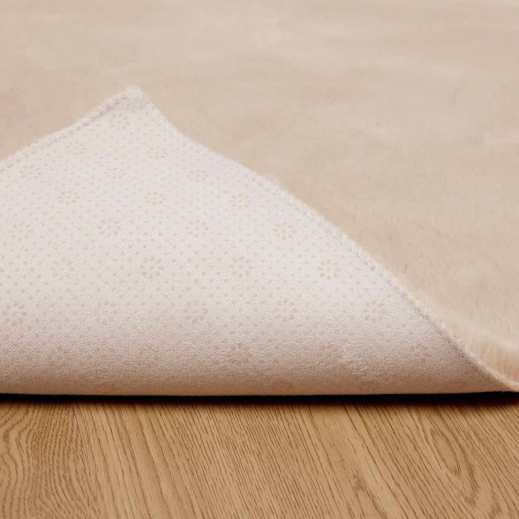 Tappeto antiscivolo in sintetica di coniglio OLITE Tortora 42021751