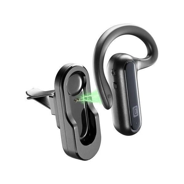 Cellularline car flat auricolare bluetooth® mono con supporto auto - BTCARFLATK