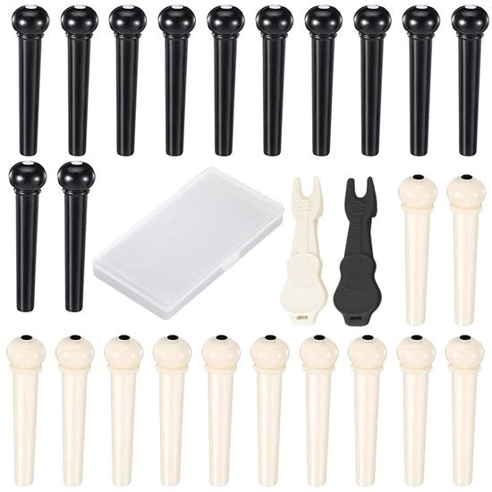 Accessori per chitarra - Ponte per chitarra - 24 pezzi - Componenti per chitarra - Sostituzione - Rimuovitore di ponte - Chitarra - Qualità alta - Componenti per chitarra

Specifiche tecniche: 
- 24 pezzi