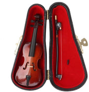 Replica di violoncello in miniatura - Decorazione in legno - Mini strumento musicale - Decorazione per bambola - Scatola di regalo - Qualità professionale
