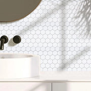 Tessuto Vinile 3D per Parete Sticker Tegole per Cucina e Bagno - Adesivo Autoattacco Idrorepellente
