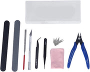 Kit di strumenti per stampa 3D, set di strumenti in acciaio di alta resistenza per stampa 3D, pinze, pinzette, lima, coltello per intaglio, kit di strumenti per artigianato 

Modello: 
- Peso: 0,5 kg
- Dimensioni: 40 x 20 x 10 cm