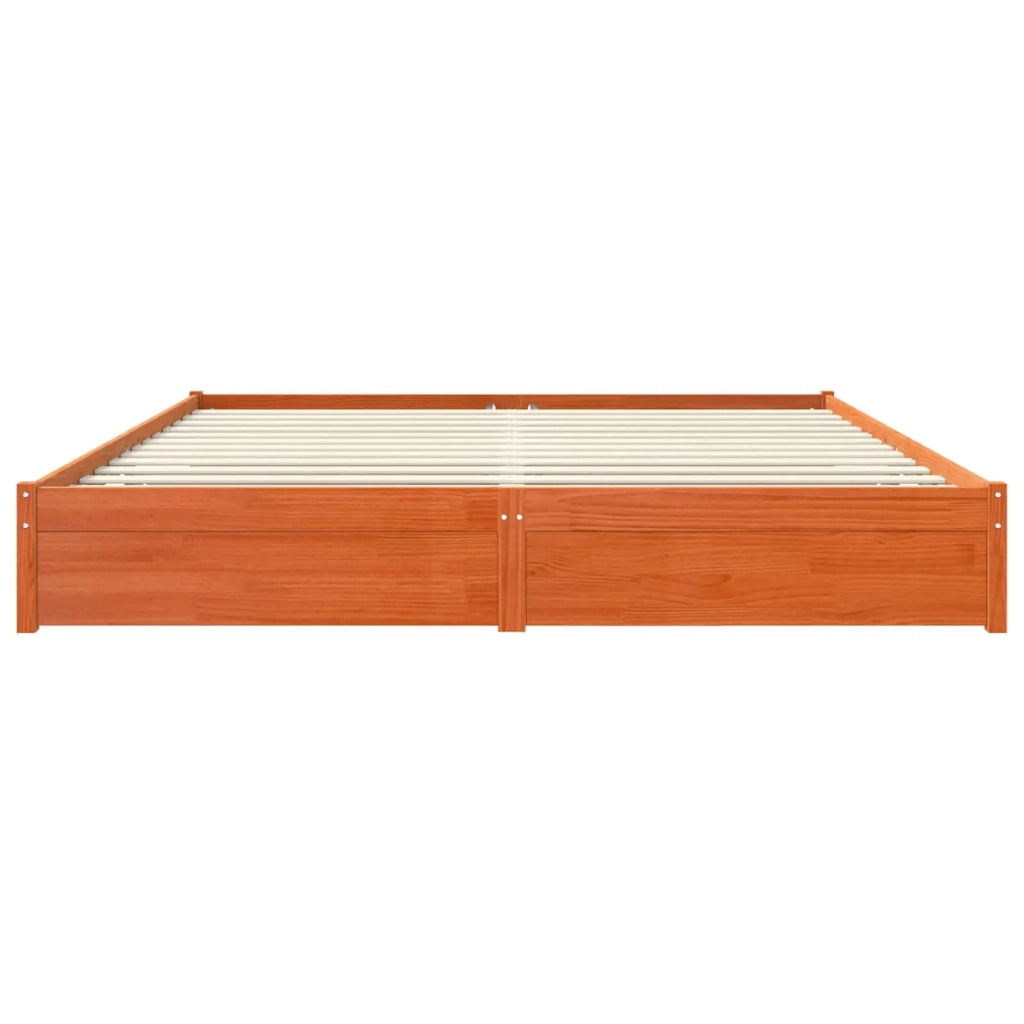 Struttura del letto Marrone cerato 200 x 200 cm 864028