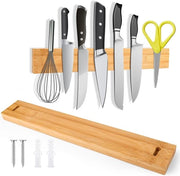 Sostegno magnetico per cucina 40 cm in acciaio inossidabile - striscia magnetica per coltelli magnetici - installazione senza foratura
