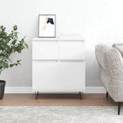 vidaXL Credenza Bianca 60x35x70 cm in Legno Multistrato