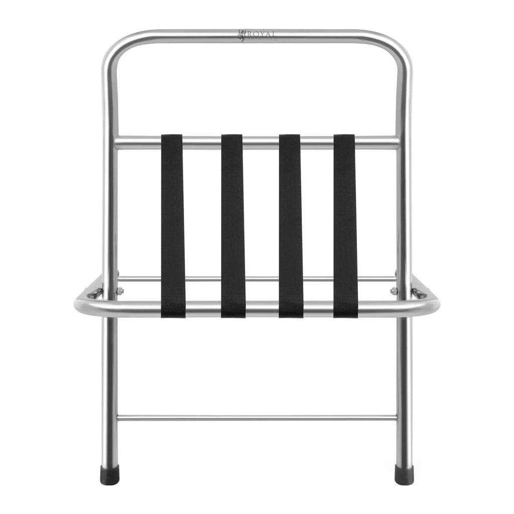 Portavaligie pieghevole per hotel (55x45x64cm capacità di carico 50kg acciaio inossidabile di alta qualità) 14_0004442