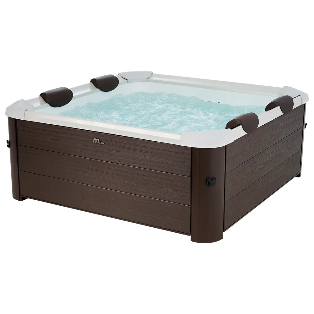 MSpa Spa rigida fuori terra quadrata Tribeca F-TR062W - Tempo Style 1.6m x 1.6m x 0.65mH