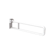Barra maniglione ribaltabile per disabili e terza etã€ cm 70 alluminio nylon bianco