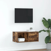 Mobile Porta TV-Mobile per TV-Credenza TV Rovere Fumo 60x31x25,5 cm in Legno Multistrato 993244