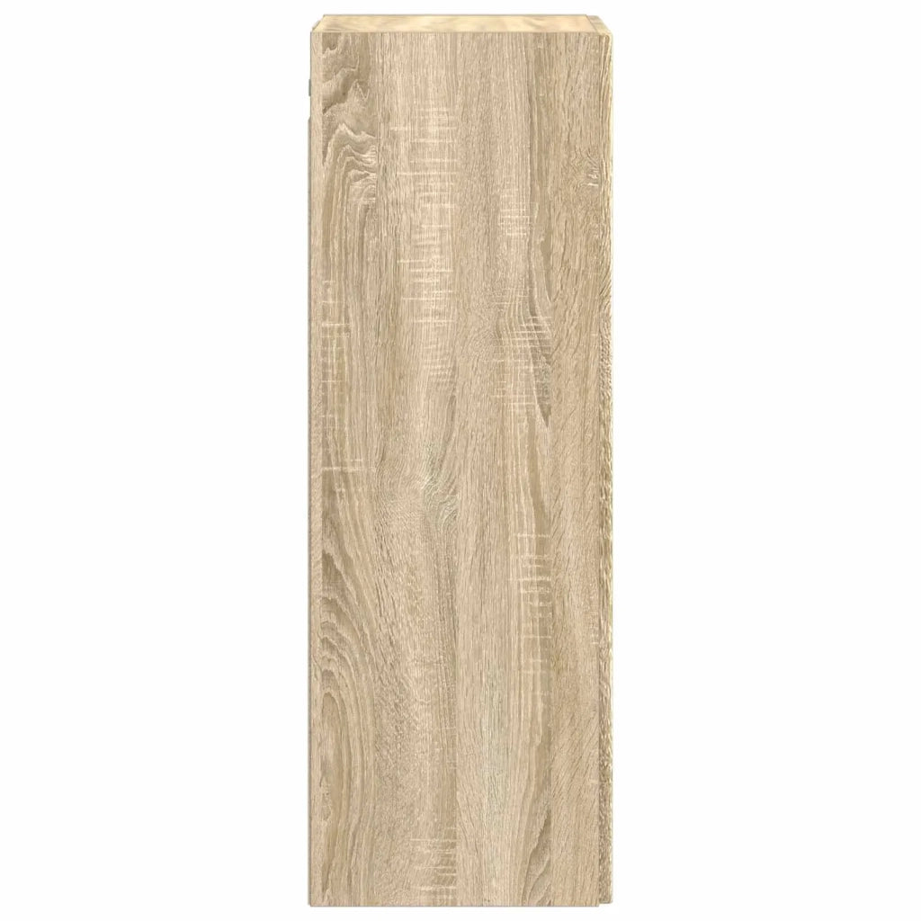 Mobiletto da Bagno a Muro Rovere Sonoma 33 x 34,5 x 60 cm 890534