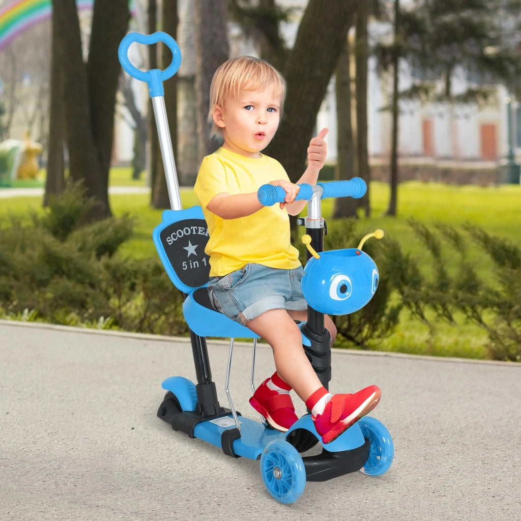 Trottinette Bambini 5 in 1 ¨C zephmum ¨C Blu