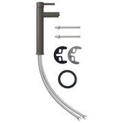 Rubinetto Miscelatore da Bagno Grigio 12x30 cm CFW1900093