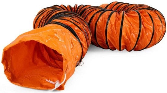 Serpentina di ventilazione - 16ft - 8 pollici - PVC - Flessibile