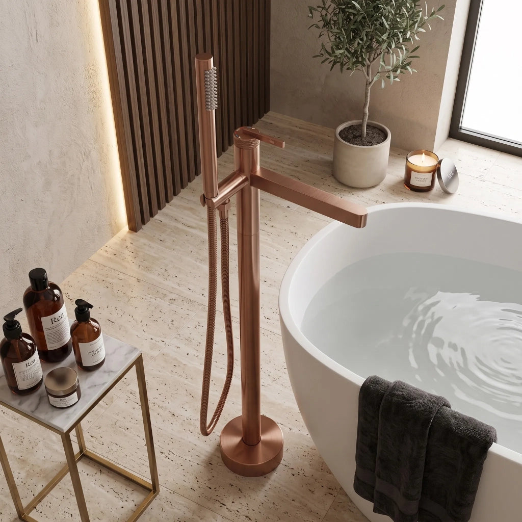 Rubinetto Indipendente Rea Grace Brush Copper