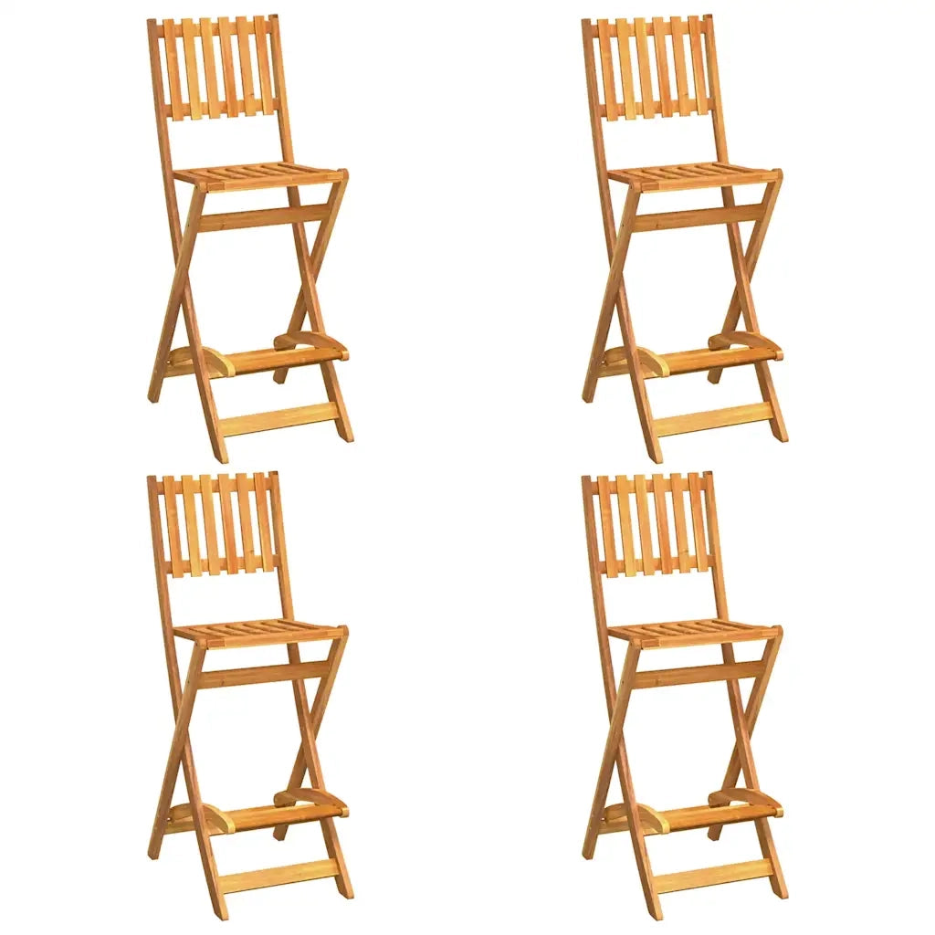 Set da Bar per Esterni 5 pz in Legno Massello di Acacia 3104962