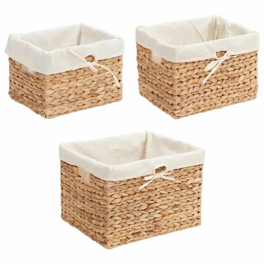 Cesti per Stoccaggio 3 pz Naturale Giacinto d'acqua CFW6328569