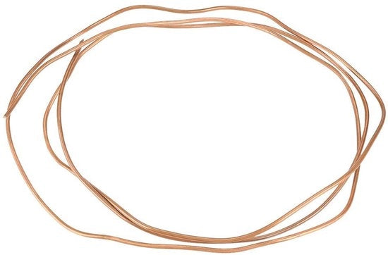 Tubo di rame 2m - Diametro esterno 3mm - Diametro interno 2mm - Spessore 0.5mm - Resistente allo shock - Resistente alla corrosione - Tubo di rame