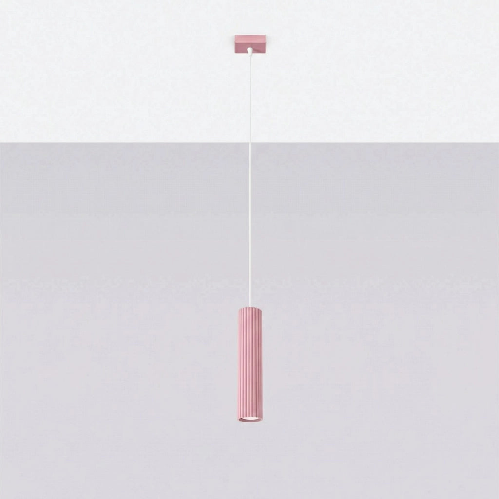 Lampada a sospensione KARBON 1 rosa