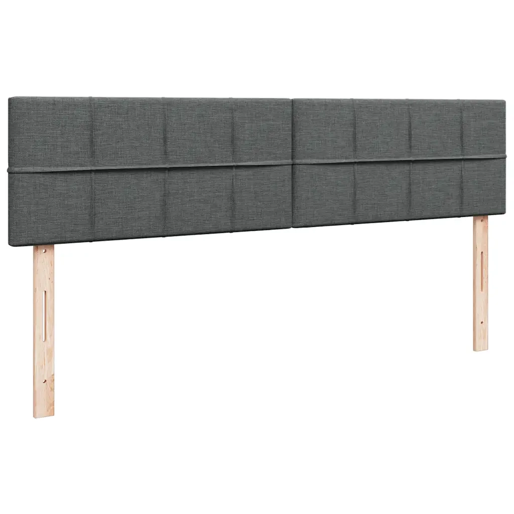 Struttura Letto Pouf con Materassi 200x200 cm in Tessuto 3312002