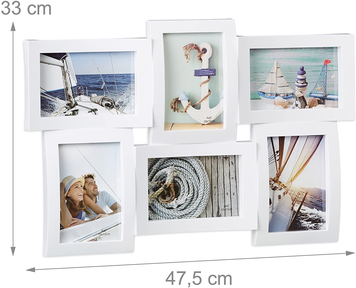 Cornice Jumble per 6 foto bianco 13_0000592_2