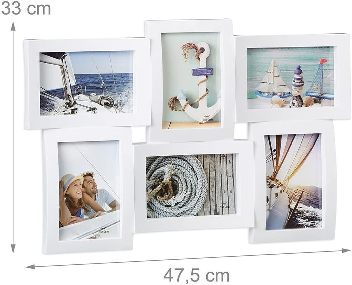 Cornice Jumble per 6 foto bianco 13_0000592_2