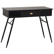 Mobile da ingresso in metallo nero 100x40x75h