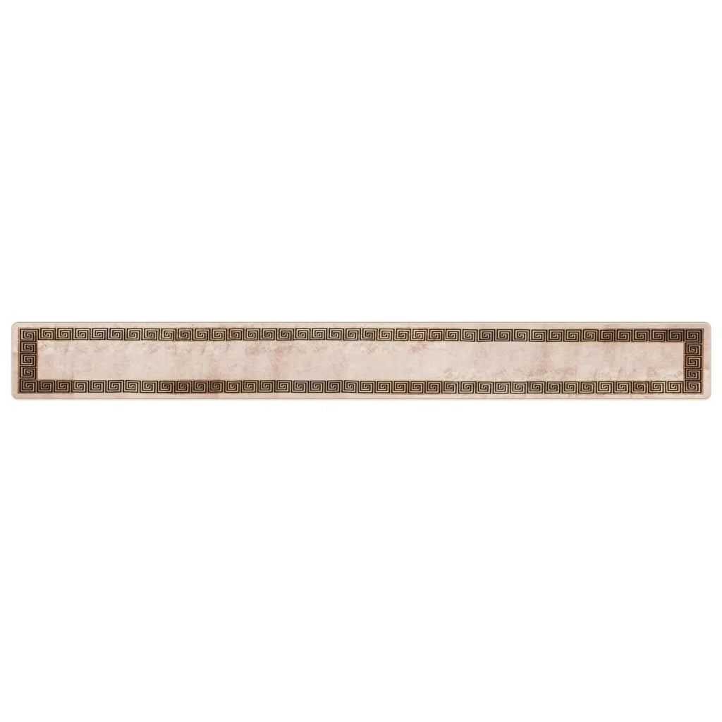 Runner Tappeto MARSA Nero 50 x 450 cm Poliestere e PVC