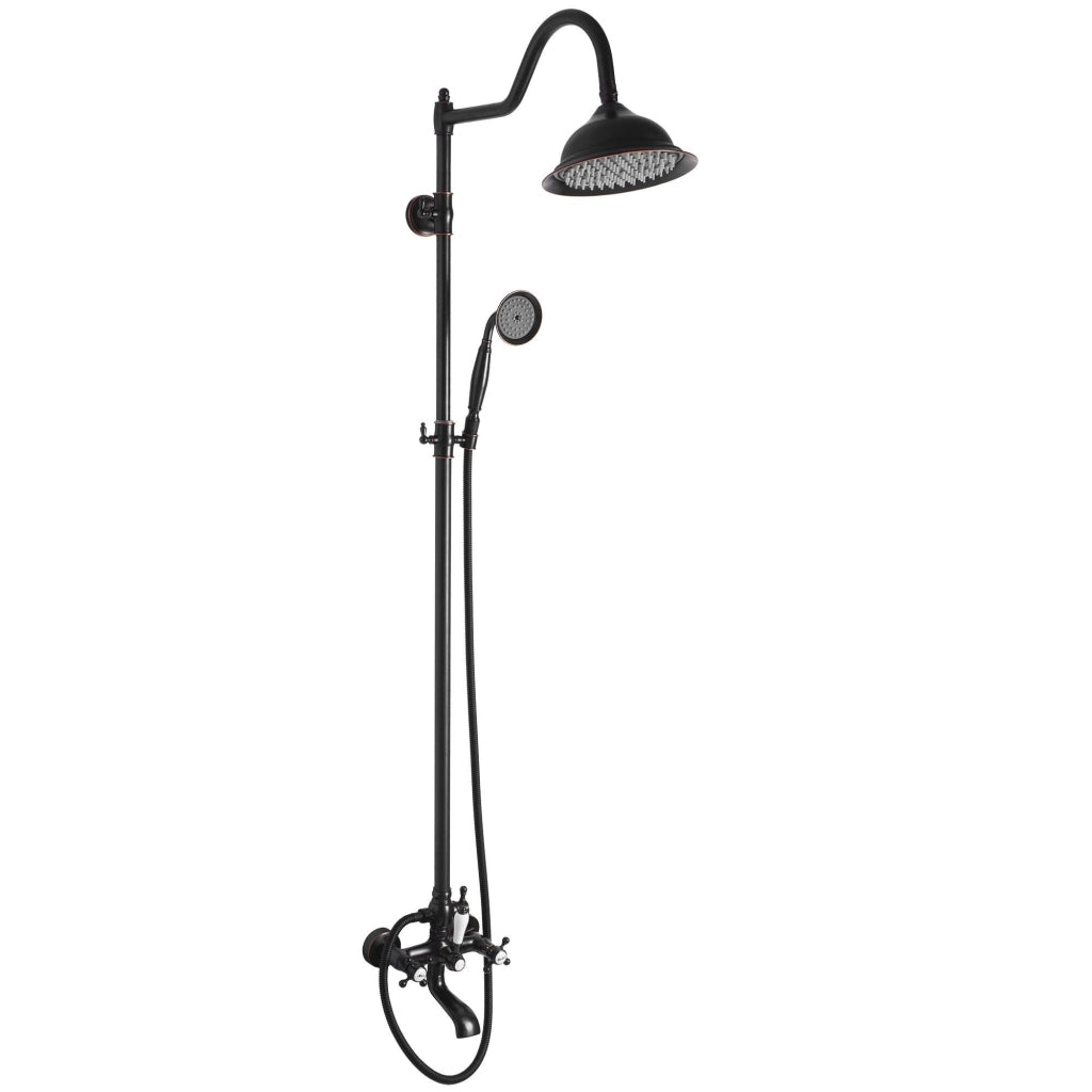 Set Doccia Rea Bergamo Old Black