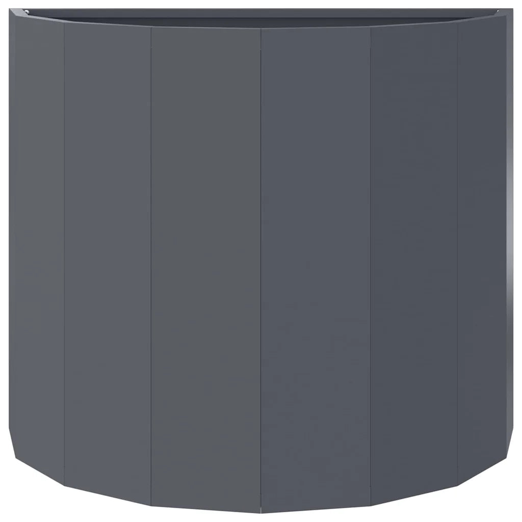 Fioriera Antracite 60 x 30 x 50 cm Acciaio 883719