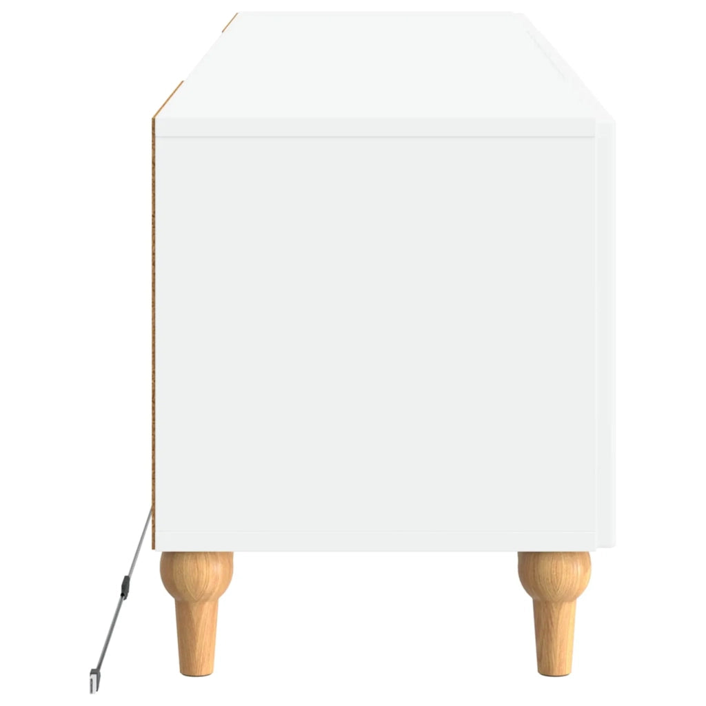 Mobile TV LED Bianco Legno ingegnerizzato 896245