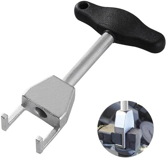 Bobina trekker in acciaio di carbonio, compatibile con motori 1.2 1.4 1.6T, Strumento di rimozione per bobine, colore argento