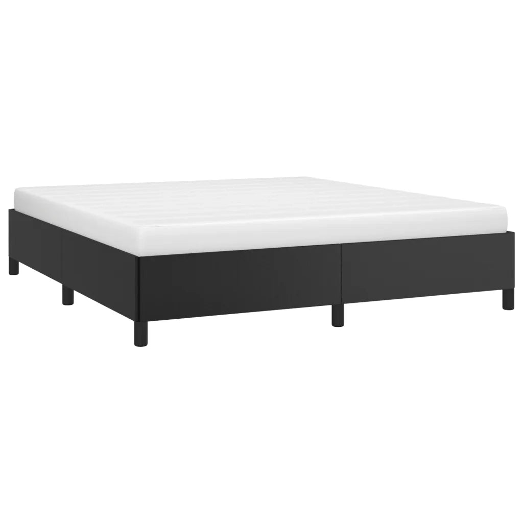 Giroletto-Struttura Letto Nero 180x200 cm in Similpelle 862220