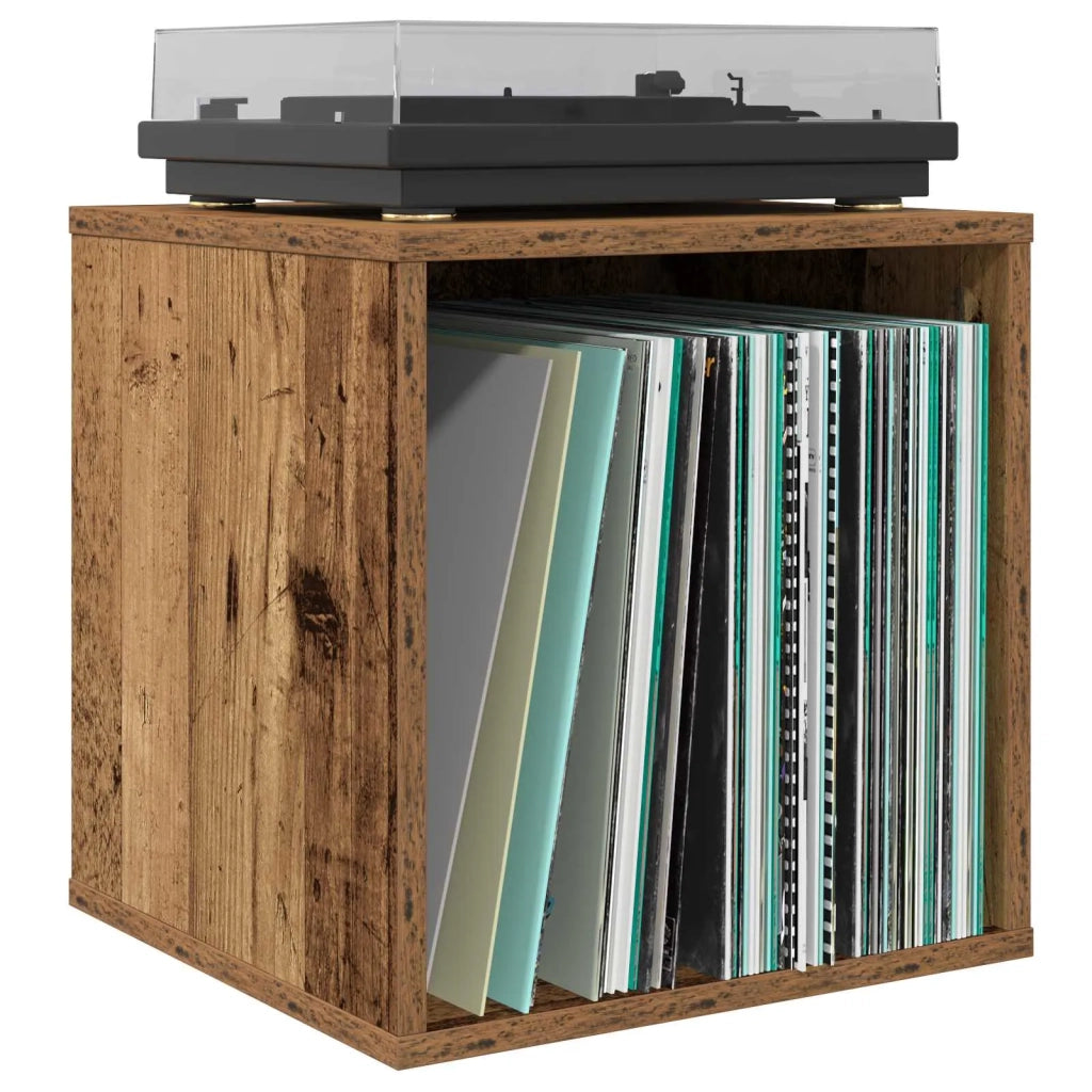 Scatola per album in vinile Legno di quercia 37 x 36,5 x 38 cm 8012854
