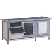 Casetta da giardino ¨C zephmum ¨C grigio nero 112x50x54 cm