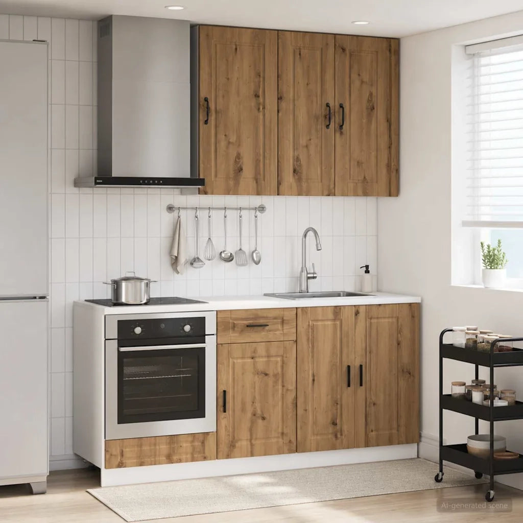 Unità Cucina PORTO 5 pcs Rovere Artigianale 3438284