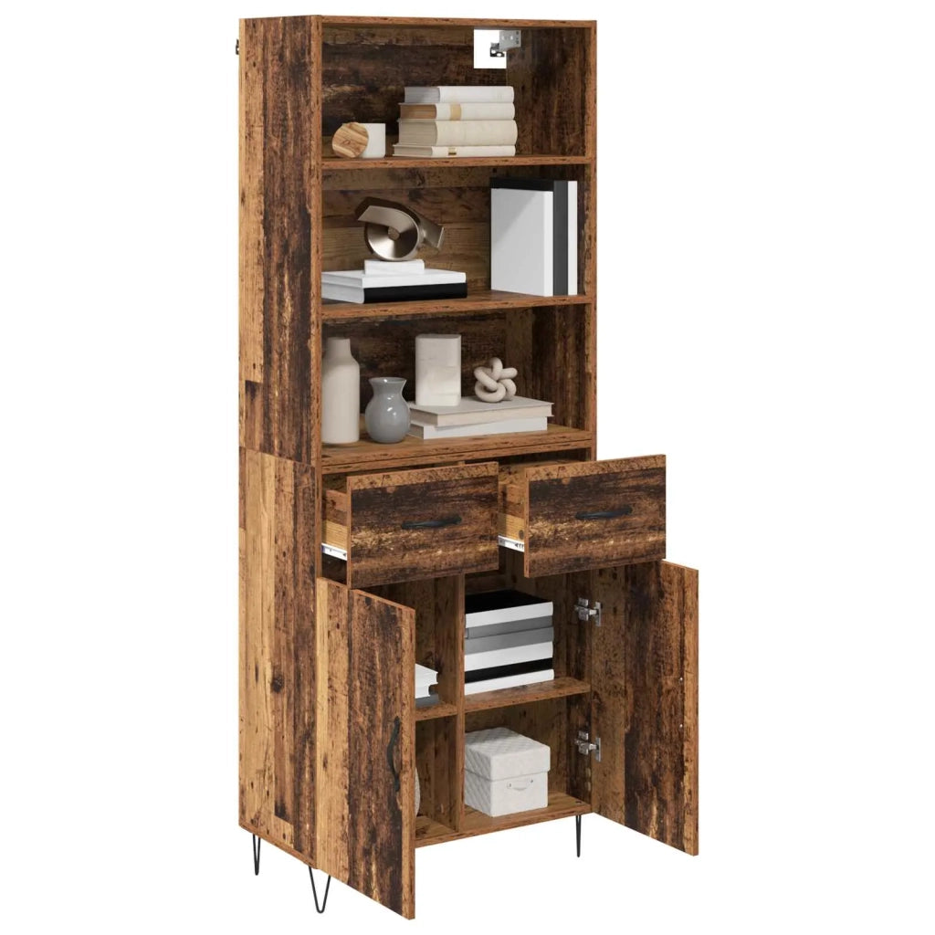 Credenza con cassetto 2 pcs Legno vecchio Legno multistrato 3415720